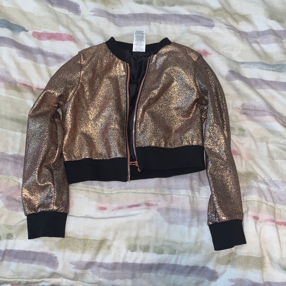 Glitter casual jacket
